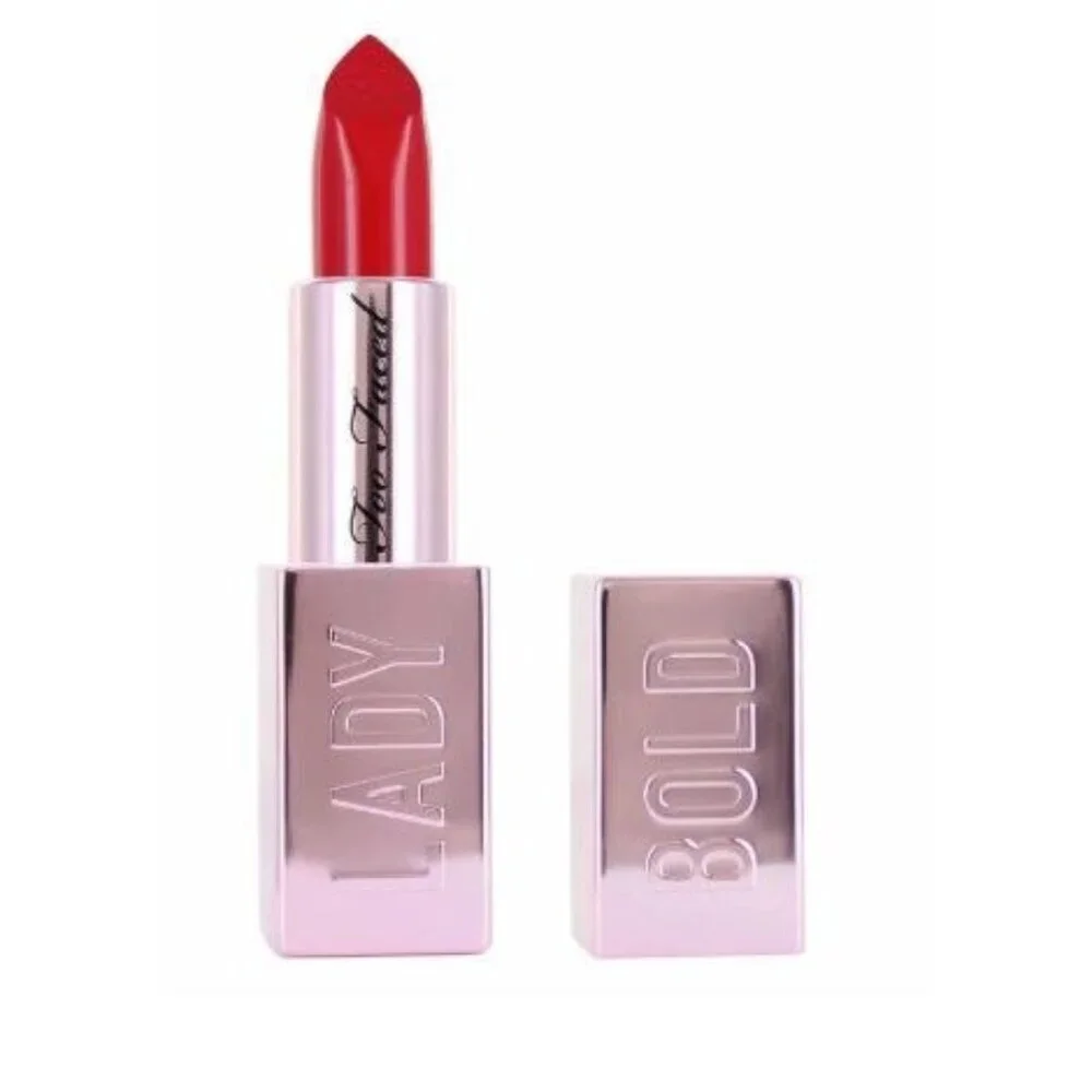 Too Faced Make Up Lipstick Unafraid Bold Cream Lightweight NEW Box
